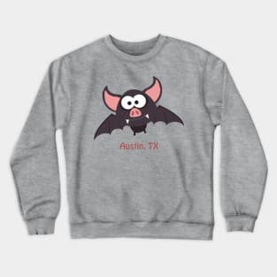 Cute Austin Bat Crewneck Sweatshirt